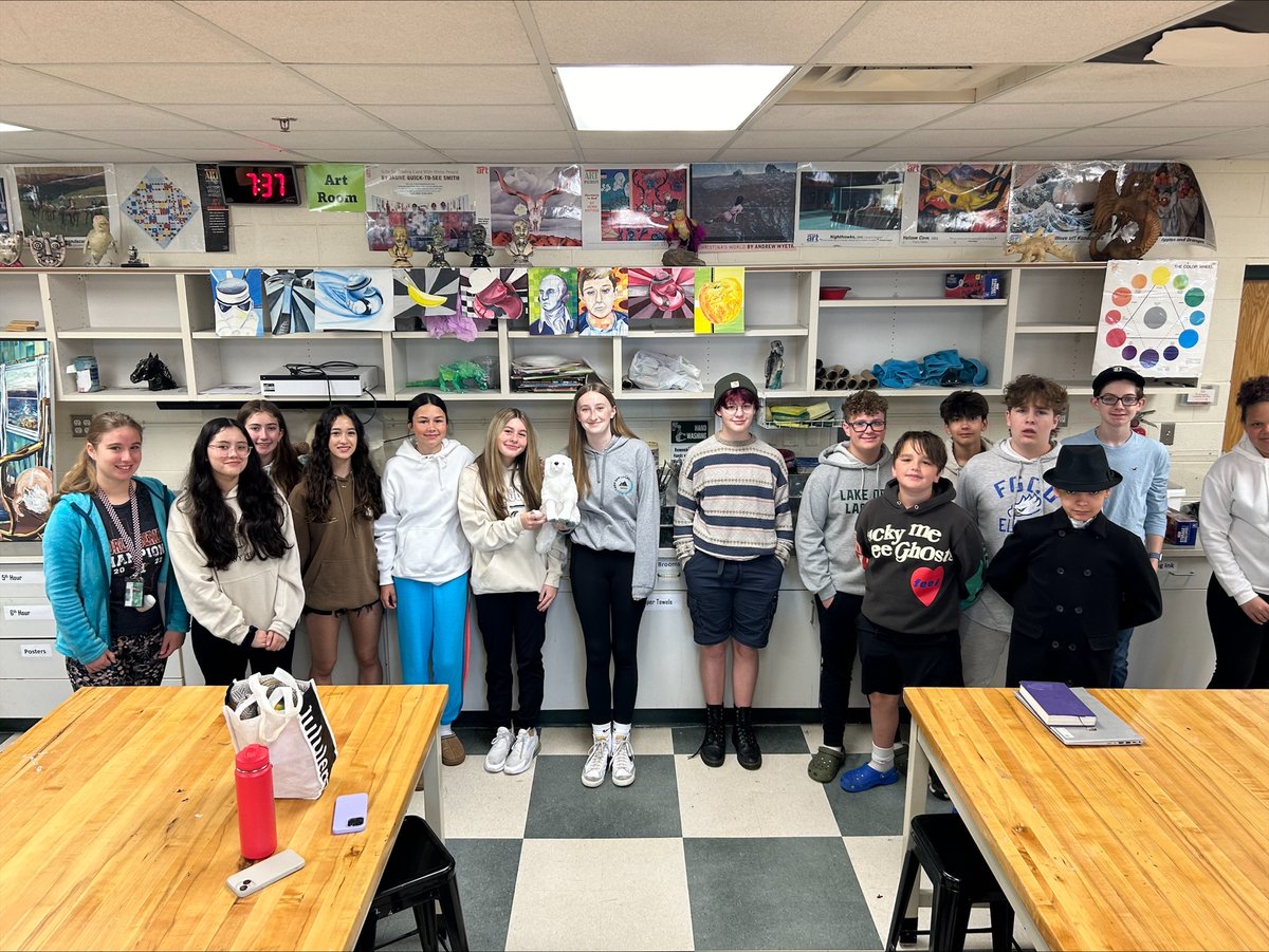Mr. Brazeau's class enjoys the Student Council Adopted Animal, the Arctic Fox. animal Fact #17: As global temperatures increase, arctic foxes are facing declining prey populations and possible new competition from new species like the red fox moving into their habitat.