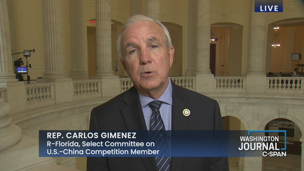 Joining us now is Rep. Carlos Gimenez (R-FL, @RepCarlos), a member of the Armed Services Committee, to discuss the Israel-Gaza conflict, House GOP leadership issues, and congressional news of the day. LIVE: tinyurl.com/4kew89nj