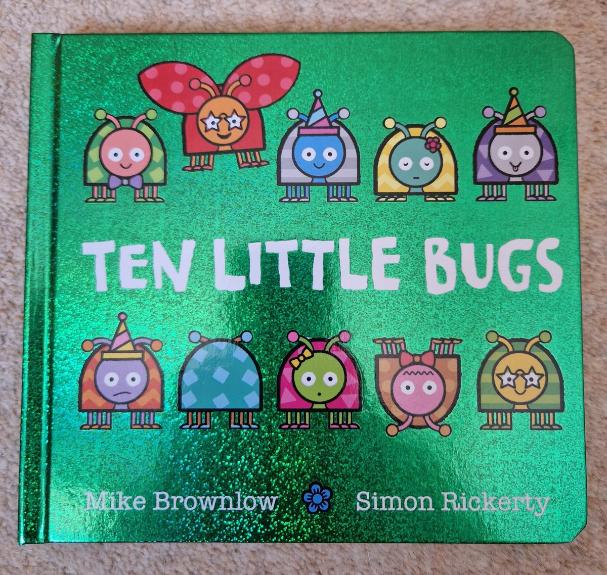 Chunky Board Book edition of Ten Little Bugs - out now! @mikebrownlow @hachettekids
