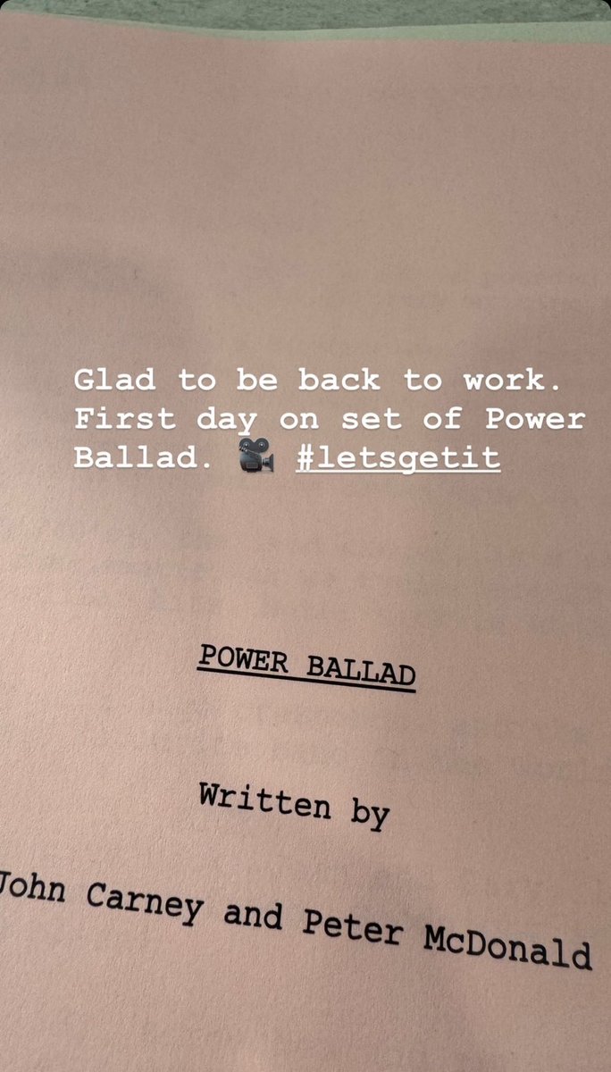 'power ballad' starring paul rudd and nick jonas has officially begun filming!
