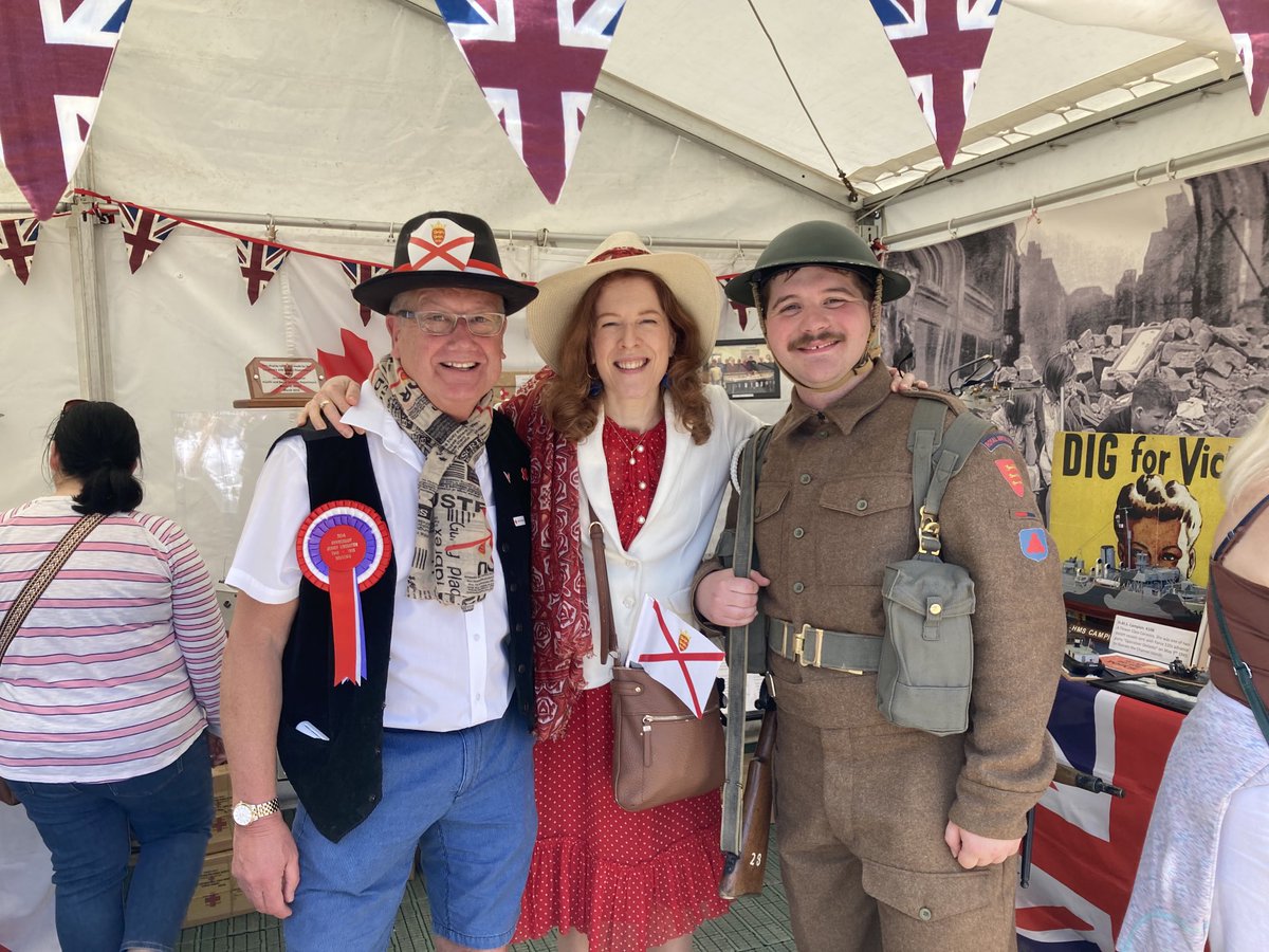 Having a great time on Liberation day in Jersey!