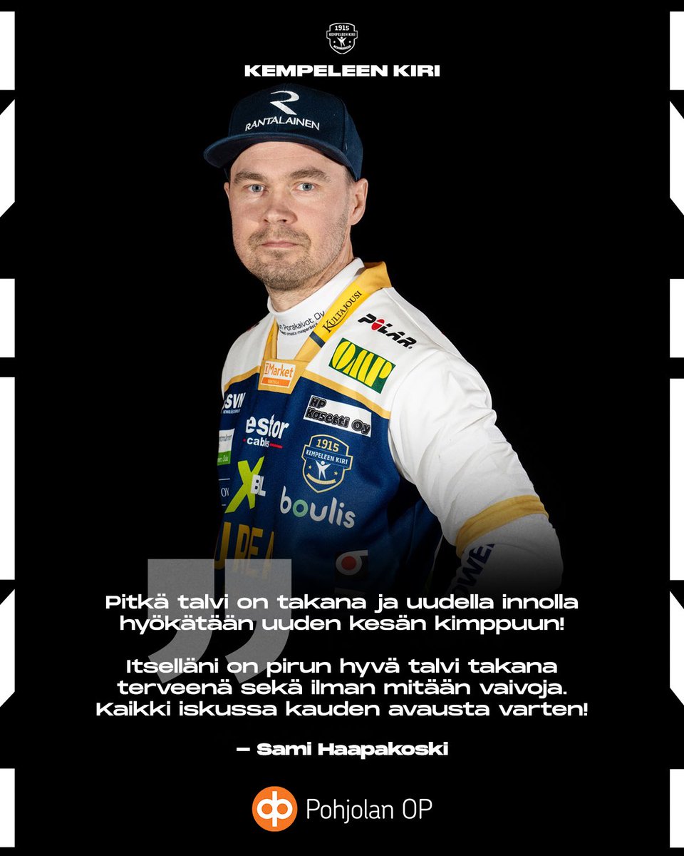 Sami Haapakosken uran 24. Superpesis-kausi käynnistyy näillä mietteillä! 👊

Ottelupäivän kommentit tarjoaa: Pohjolan OP 🔥

#KivenkovaKeKi #Nastajengi #Pesis