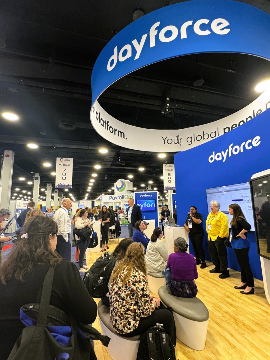 Thanks to our customer, the Nashville Predators, for joining us at the Payroll Congress and sharing how Dayforce #makesworklifebetter. We're at booth #727 if you want to learn more. Come say hello!