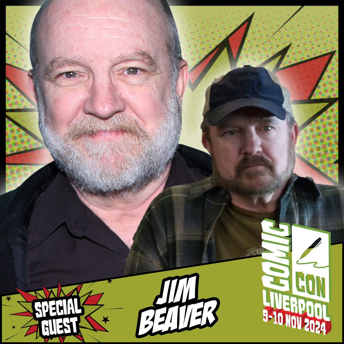 Comic Con Liverpool welcomes Jim Beaver, known for projects such as Supernatural, Deadwood, The Boys, and many more. Appearing 9-10 November! Tickets: comicconventionliverpool.co.uk