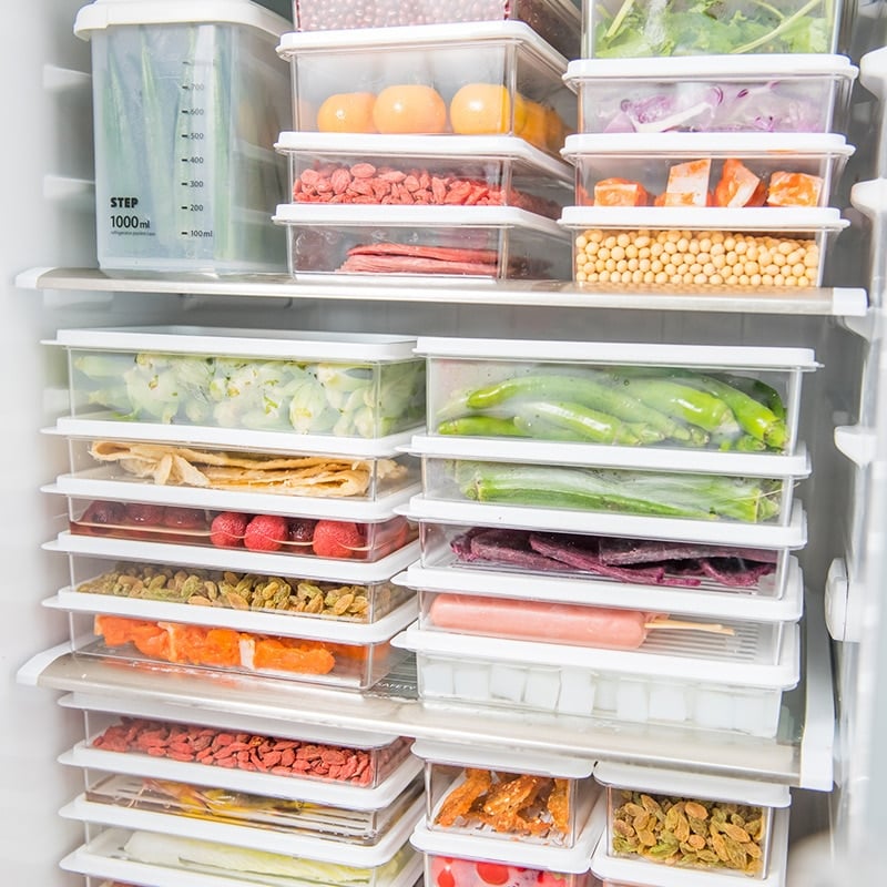 Keep your kitchen organized and your food fresh! Our Food Storage Organizer Container comes in various sizes for all your storage needs. Perfect for leftovers or meal prep! Shop now 👉 shortlink.store/fzi2uxs93or6 #KitchenOrganization #FoodStorage #wnkrs