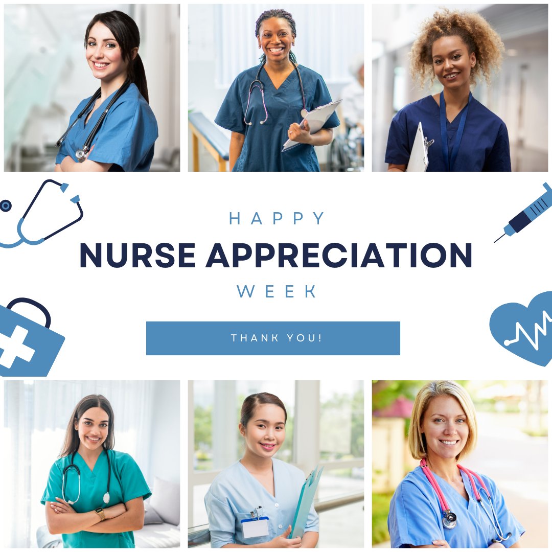 From check-ups to recovery, nurses are there every step of the way. We appreciate you! #HappyNursesWeek