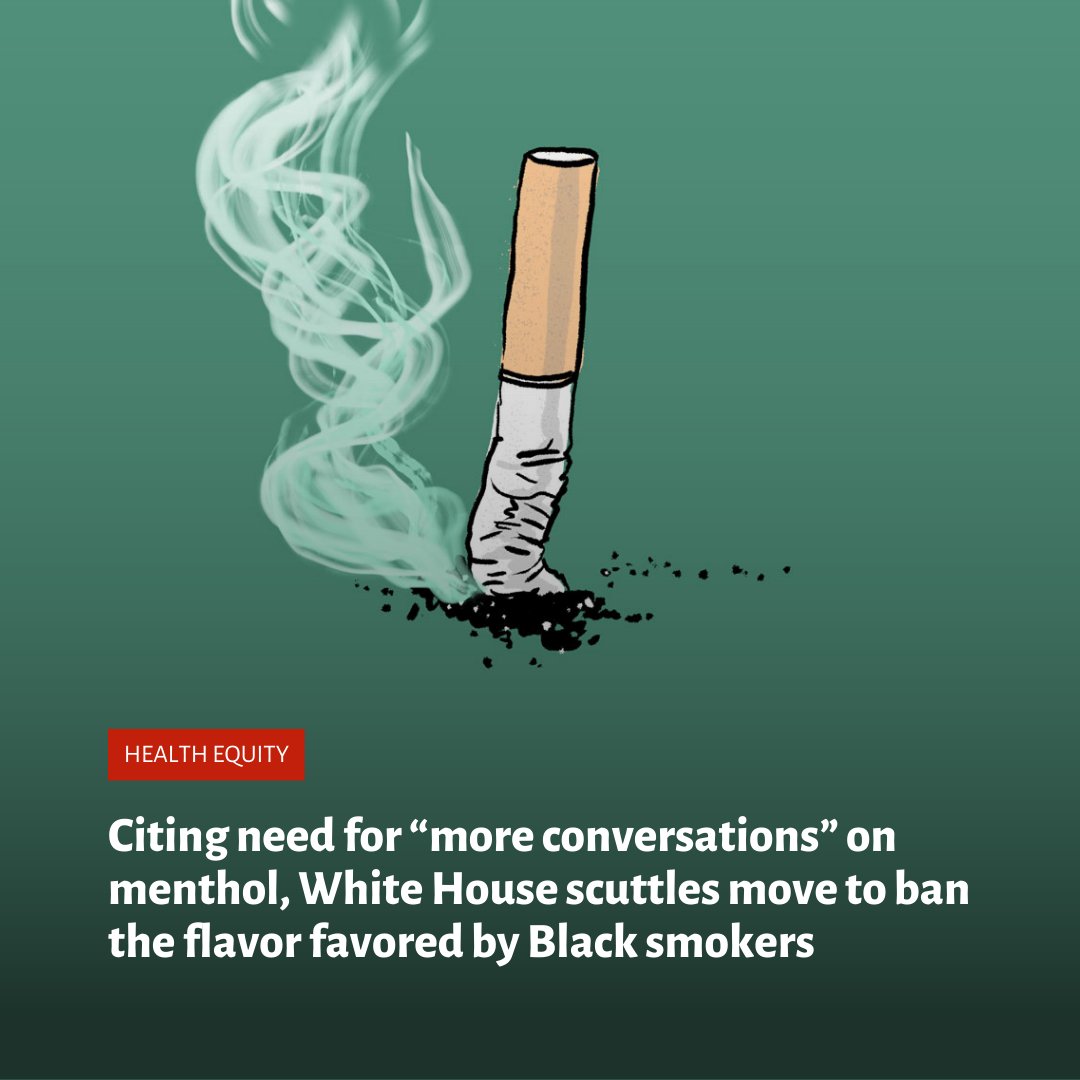 “This was an opportunity to save a lot of lives. There are a whole bunch of people who are going to die and who are dying because of addiction to menthol.” -@OtisBrawley cancerletter.com/health-equity/…