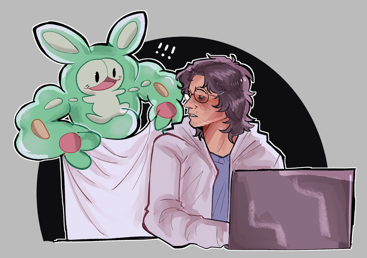 been thinkin a lot about an otasune pokemon au #mgs