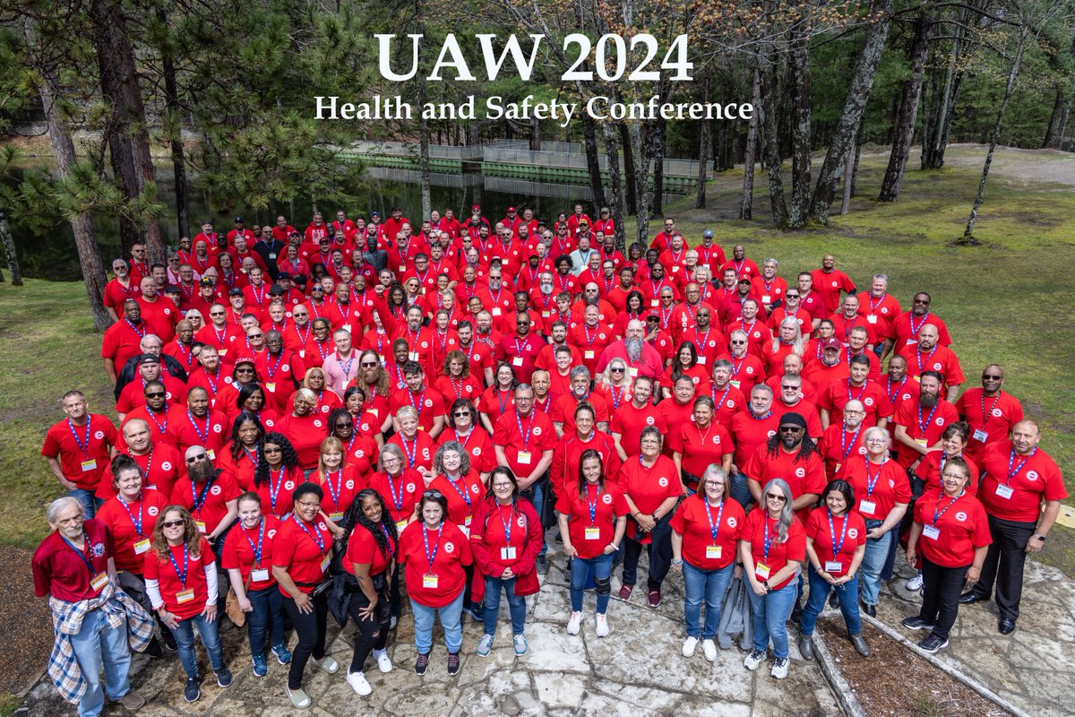 This week, the UAW Health and Safety Department conducted its annual Health and Safety Institute at Black Lake. 268 delegates attended the weeklong training conference from locals and regions across the country. Safe Jobs save lives! #StandUpUAW