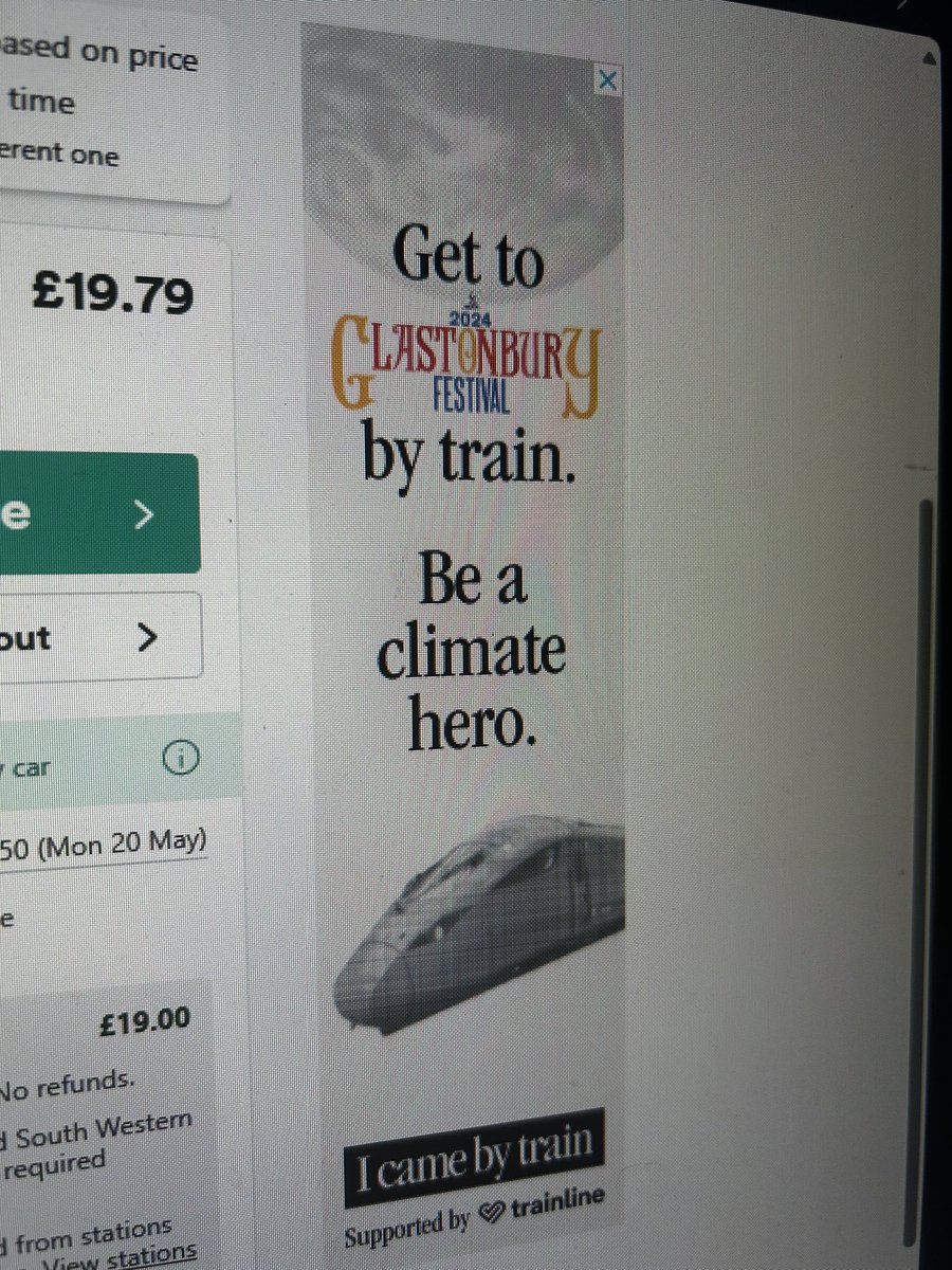 You cannot do anything now without a lecture. 

@thetrainline 
#ClimateCrisis #netzero #ClimateAction