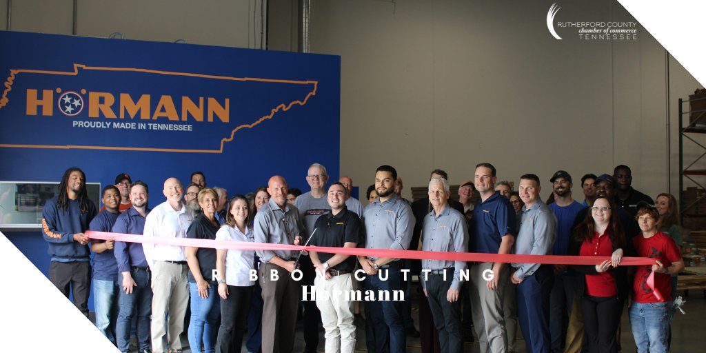 ✂️ Ribbon Cutting for Hörmann North America
📍 1649 Joe B. Jackson Parkway, Murfreesboro
🏠 Innovative Door Systems - a solution for every opening in your project
🔗 hormann.us