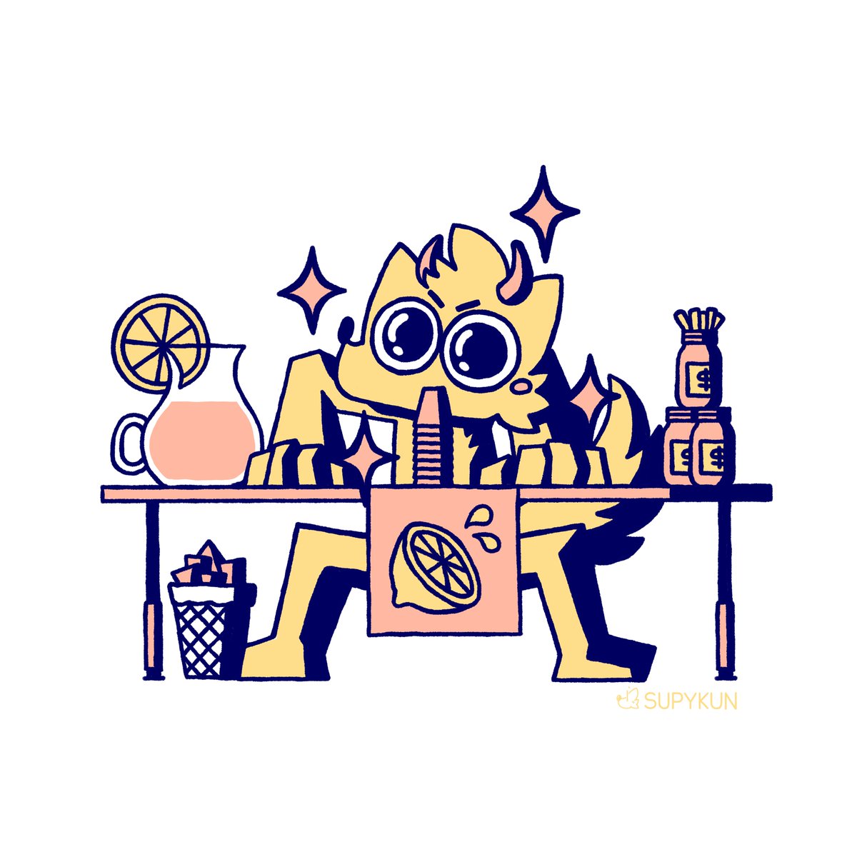 hustle, grind, make bank

come get some of this sweet drank

#furryart