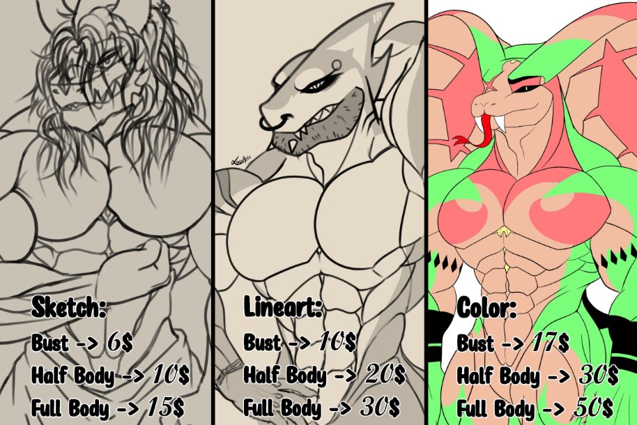 ❗️❗️𝐎𝐏𝐄𝐍𝐈𝐍𝐆 𝐅𝐀𝐒𝐓 𝐂𝐎𝐌𝐌𝐈𝐒𝐒𝐈𝐎𝐍𝐒❗️❗️

I'm going to Confuzzled this year and I'm kinda short on money atm so I'm doing a quick cash grab! 

I will open comms for:
· Sketches
· Linearts
· Colors

DM me for inquiries! Thank you for helping!