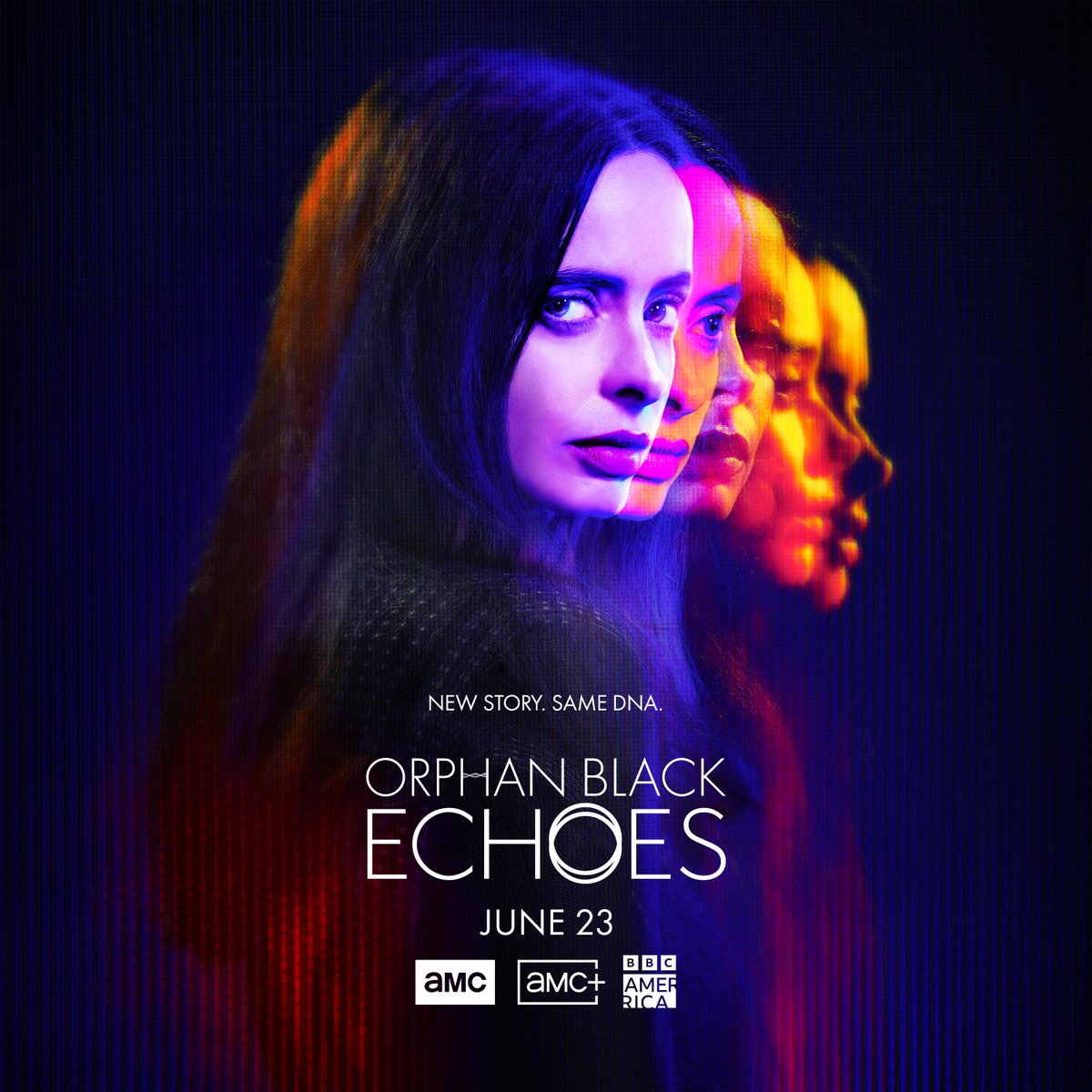 A completely unique copy of the original. #OrphanBlackEchoes premieres June 23 on AMC, BBC America, and AMC+.
