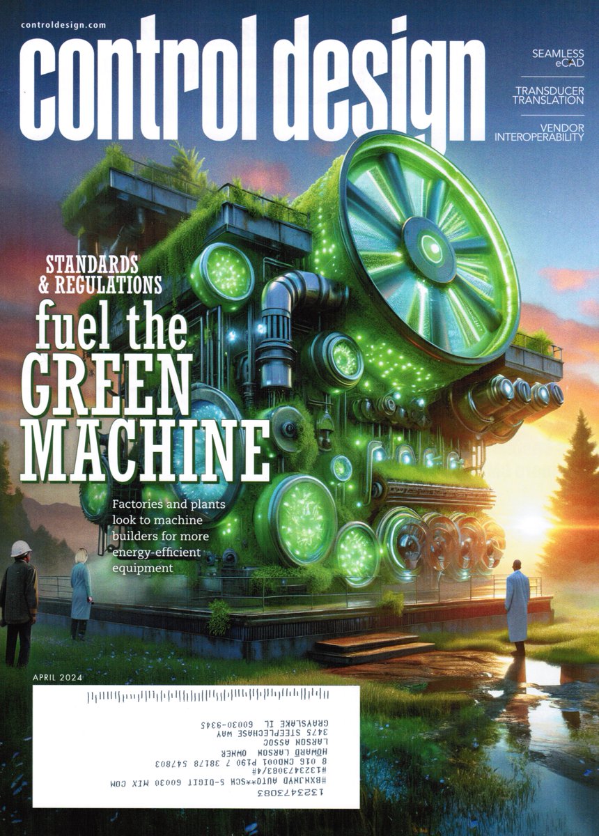 Trade Magazine of the day is:
Control Design
I read 1 Trade Magazine a day. That is whey you want us for your marketing.
#ControlDesign #AssemblyShowSouth #AutomateShow #Design-2-Part #WireProcessingExpo