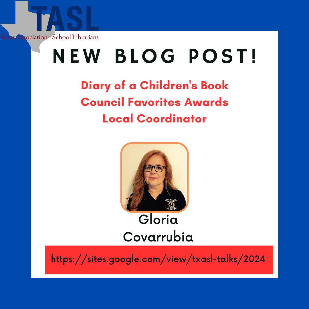 The latest @TxASLTalks blog is out! Read all about the adventures of an Awards Coordinator. #librarian #schoollibrarian @sjfhenderson @kimkrutka sites.google.com/view/txasl-tal…