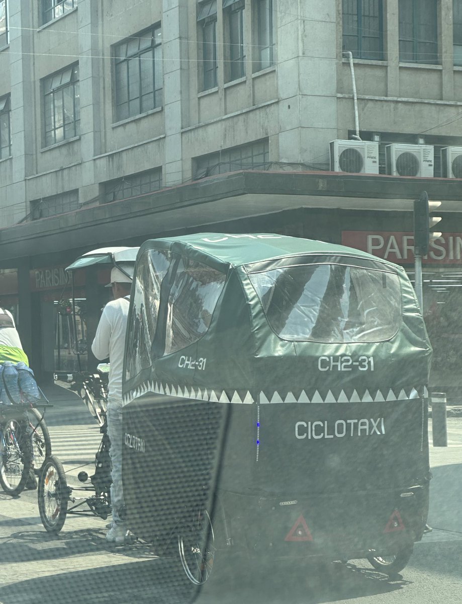 Ciclo taxi, centro histórico #CDMX 🇲🇽🕷