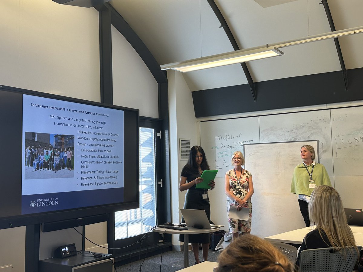 UoL_OT (@uol_ot) on Twitter photo Really enjoyed hearing about the innovative work being carried out by <a href="/UoL_Physio/">University of Lincoln Physiotherapy</a> and <a href="/UoL_MSc_SLT/">UoL MSc Speech & Language Therapy (pre-reg)</a> presented to <a href="/BeverleyHarden/">Beverley Harden FCSP</a> and <a href="/NHSEngland/">NHS England</a> today. Very inspiring and proud to be part of this creative and progressive group of AHP academics. Really enjoyed hearing about the innovative work being carried out by <a href="/UoL_Physio/">University of Lincoln Physiotherapy</a> and <a href="/UoL_MSc_SLT/">UoL MSc Speech & Language Therapy (pre-reg)</a> presented to <a href="/BeverleyHarden/">Beverley Harden FCSP</a> and <a href="/NHSEngland/">NHS England</a> today. Very inspiring and proud to be part of this creative and progressive group of AHP academics.