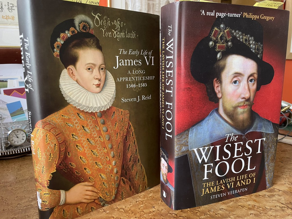 Two fab books on one intriguing man #JamesVI&I … thrilled to be in conversation with @stevenjohnreid & @stevenveerapen @bozzyfest this Saturday. Hoping to unpick the caricature 🎭 boswellbookfestival.co.uk/2024/events/385