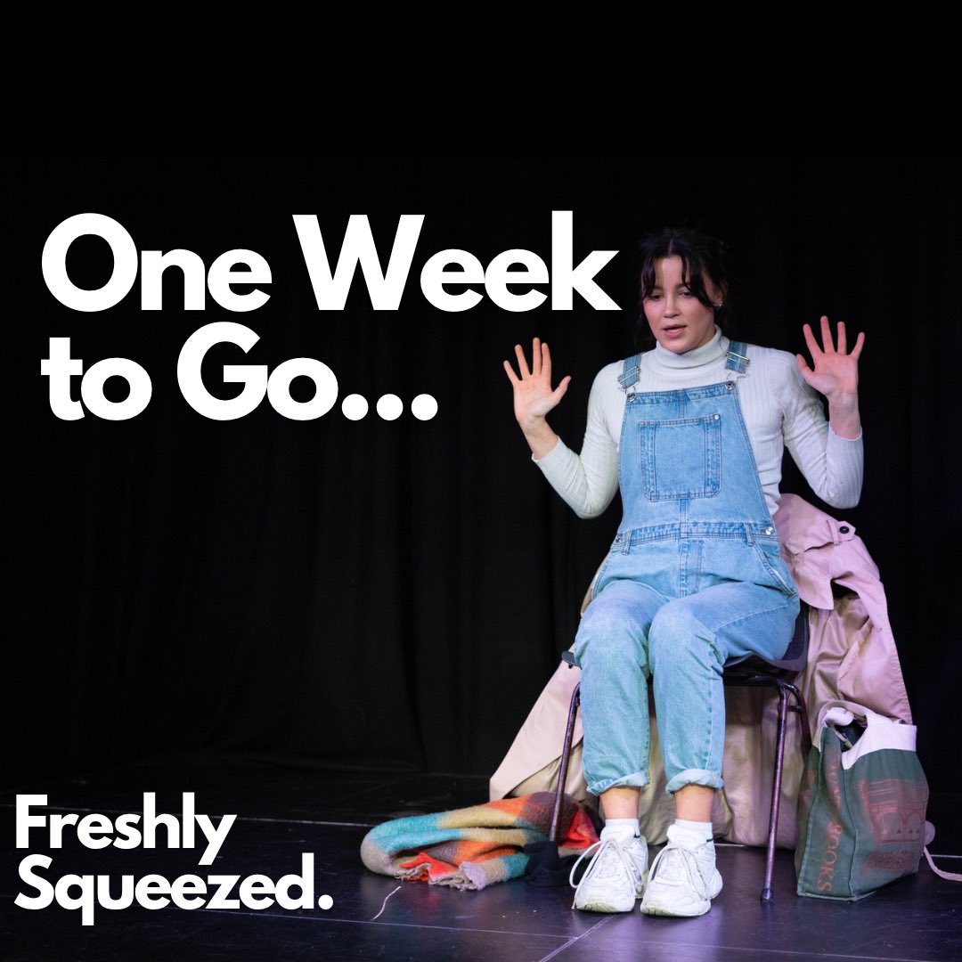 DROP EVERYTHING 

We only have one week until our Freshly Squeezed Scratch Night!

The line up is looking phenomenal- we are so excited to share this work with an audience!!! 

Make sure you nab a ticket before they go: ticketsource.co.uk/freshly-squeez…