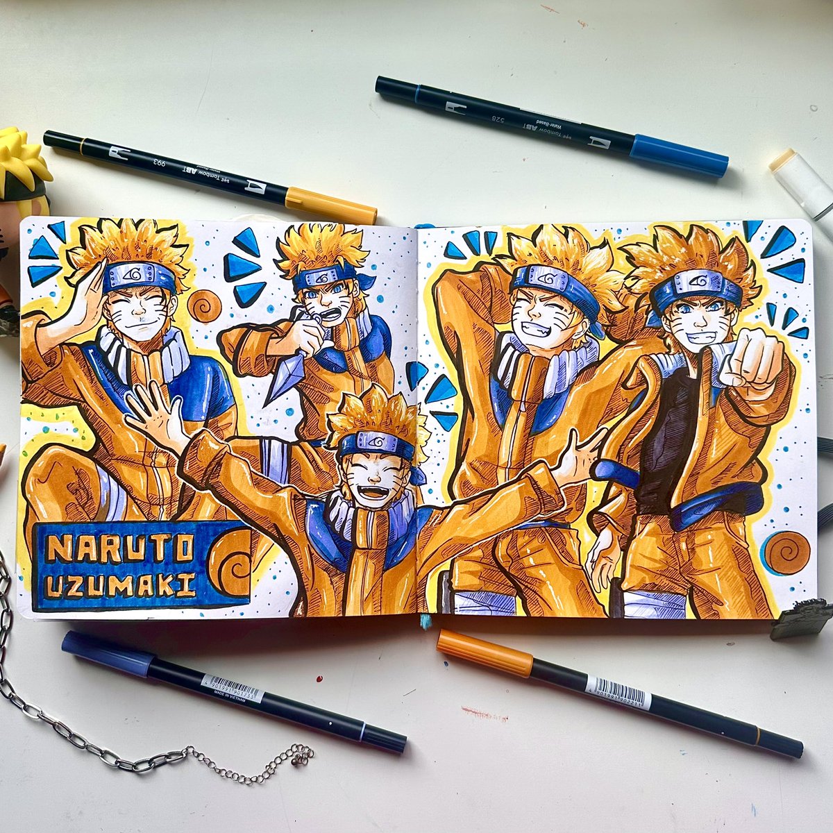 Naruto Uzumaki! The Next Hokage! Believe it! 🧡💙💥

I’m on a little bit of a Naruto rewatching spree again, so here’s the boy himself in his original series outfit! 

#naruto #narutoshippuden #narutouzumaki #narutofanart #art #drawing #illustration #sketchbook #sketchbookart