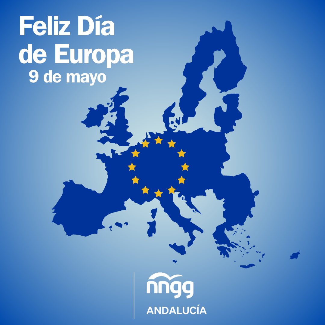 #Andalucía se siente Europa🇪🇺 Los andaluces nos sentimos orgullosos de ser europeos y vivir en la mejor región referente para todos. Feliz #DíaDeEuropa!!💙