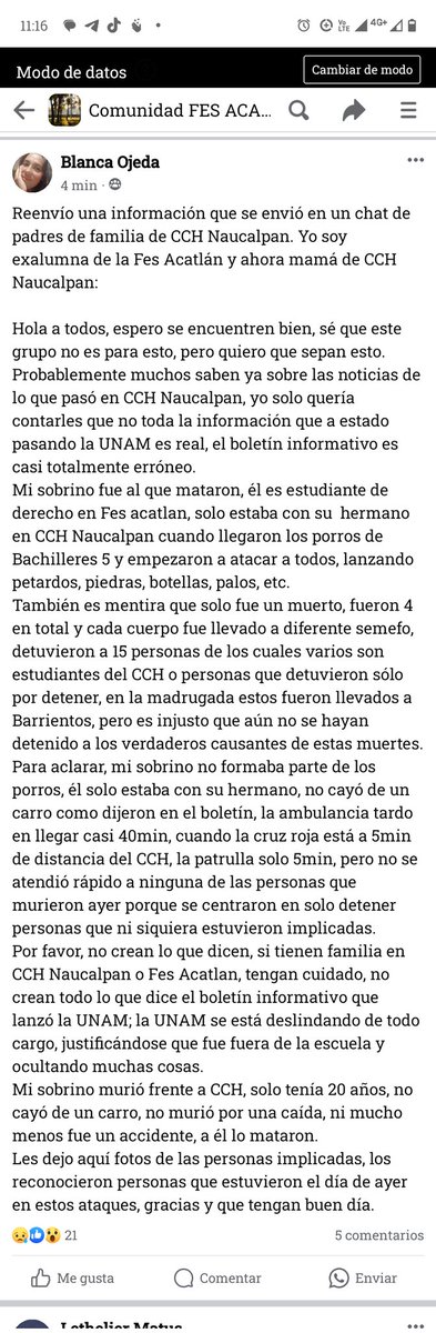 weRonly7withme's tweet image. Información que circula en grupos de la FES Acatlan como en CCH Naucalpan.