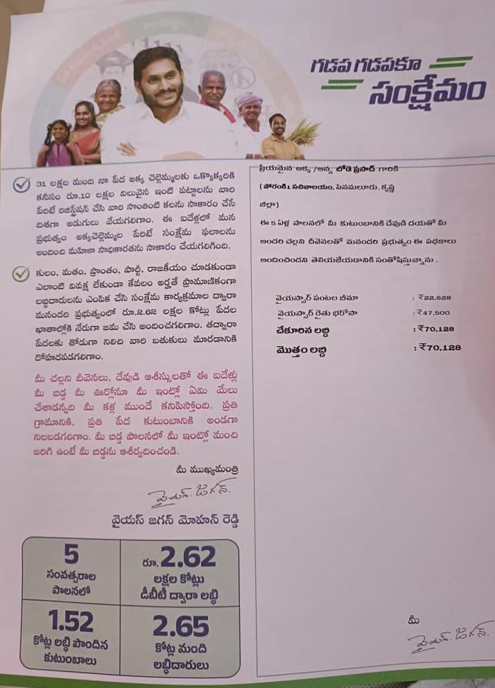 Penamaluru TDP Candidate Bode Prasad got benefitted by YS Jagan Government for YSR Pantala Beema and YSR Rythu Bharosa Schemes

#YSJaganWave #YSRCPWinning