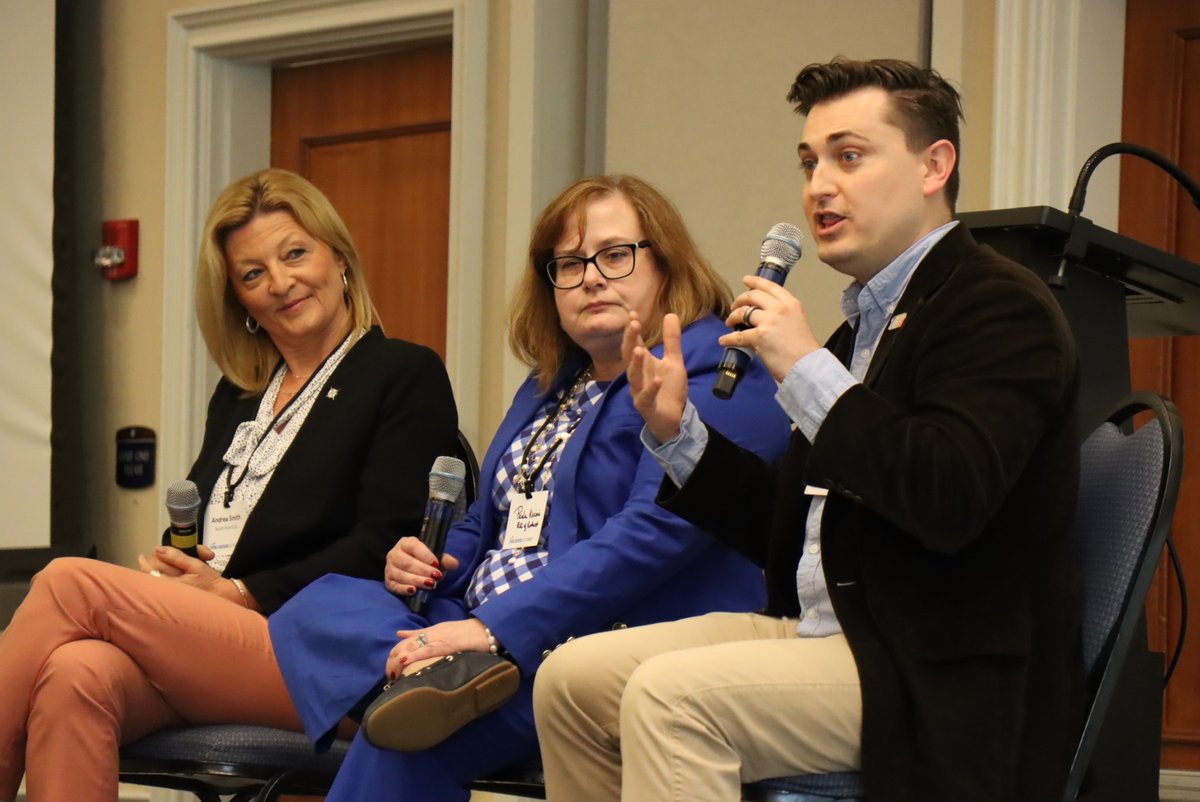 The 2024 OESCA Spring Conference featured a panel on career advising policy and business councils - thank you Graham Wood, @OHEducation, Paula Kucinic, @ESCNortheastOH, Bryan Stewart, @mcesc, and Andrea Smith, @NorthPointESC for your insights. #OhioESCs #workforcedevelopment