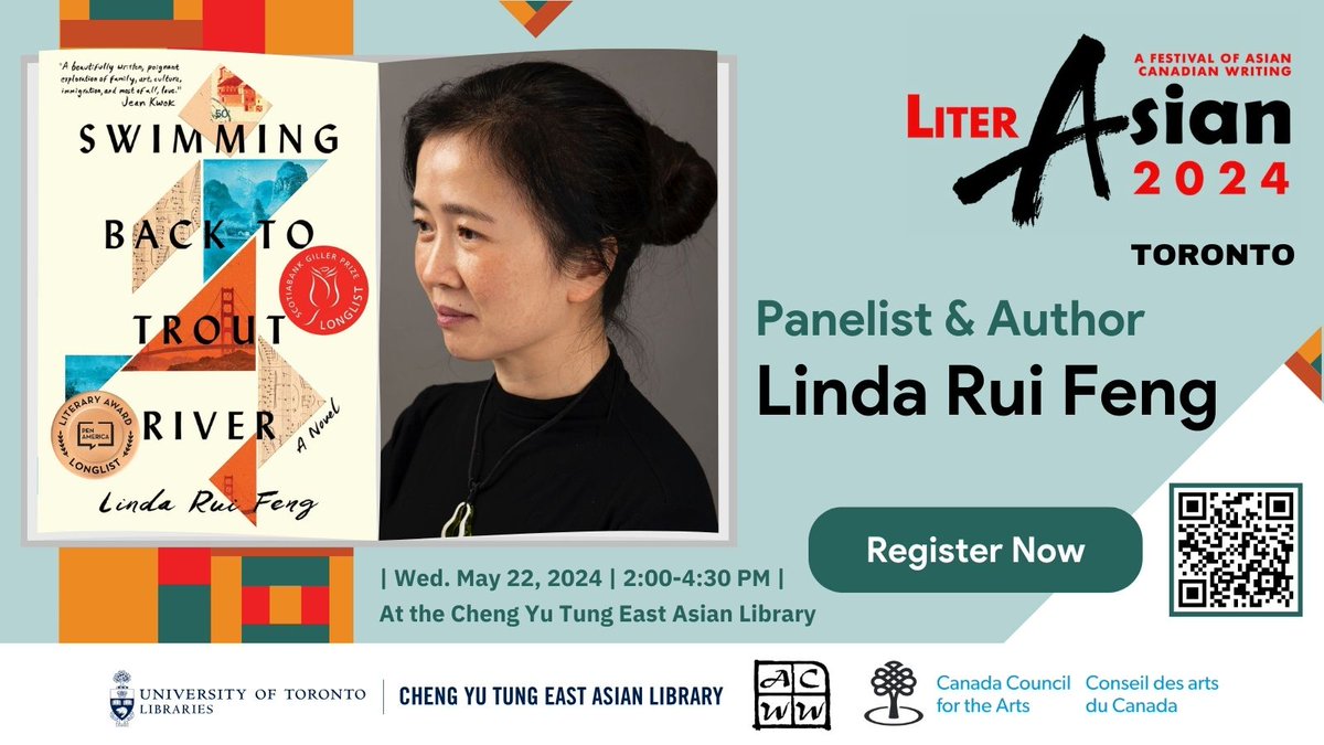 Linda Rui Feng joins the #literASIAN Toronto event on May 22 @EastAsianLib! Author & Associate Professor at @UofT, her research in Chinese cultural history often leads to long-forgotten 9th-century books and an exploration of scent & aromatics. RSVP: forms.gle/VqdWHF5a38DrrB…