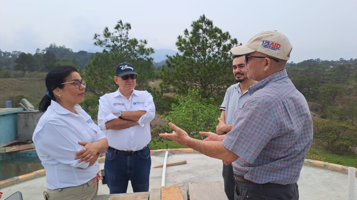 Rehabilitación del sistema de agua en las comunidades de La Laguna y San Nicolás, Ocotepeque, a través del Proyecto HASS con el apoyo de USAID/BHA, beneficiando a unas 150 familias con agua de calidad @USAIDHonduras @G_Communities