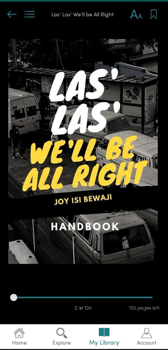 57. Las Las we'll be alright by Joy Isi Bewaji.