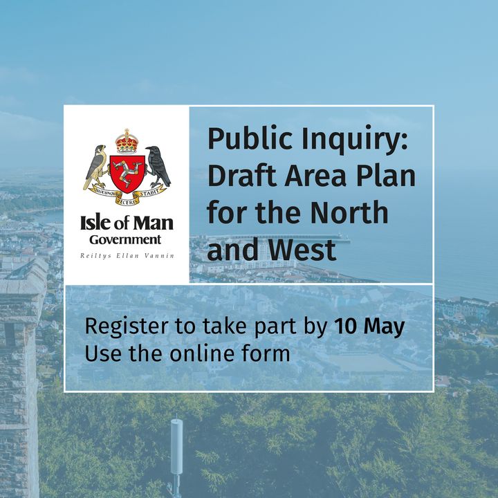 🖥 Register to participate in the public inquiry for the Draft Area Plan for the North and West: nwinquiry.gov.im/register/ ❓ Contact northandwestareaplaninquiry@gov.im / 685204