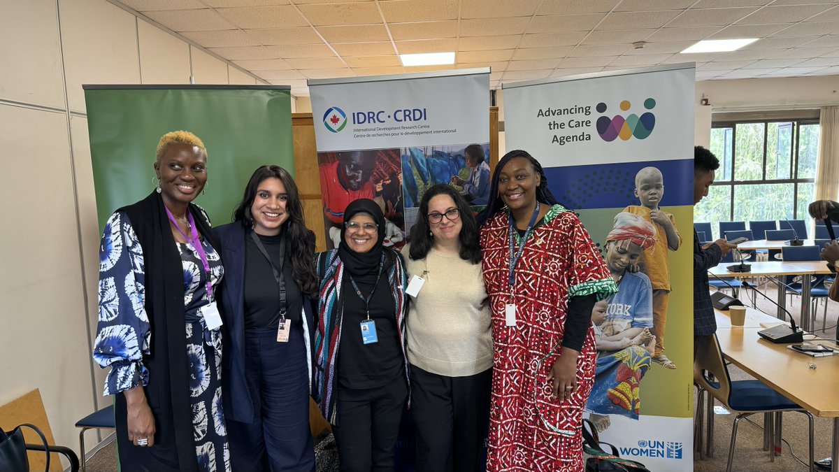 The clarion call from our #2024UNCSC joint discussion with @IDRC-CRDI and @OxfaminAfrica: Women have long been primary caregivers. It’s time governments strategically partnered with communities and the private sector to ensure adequate care, especially in humanitarian contexts