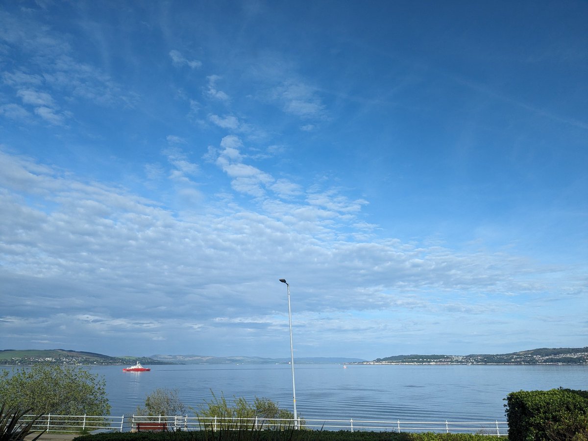 Glorious evening on the Costa Clyde