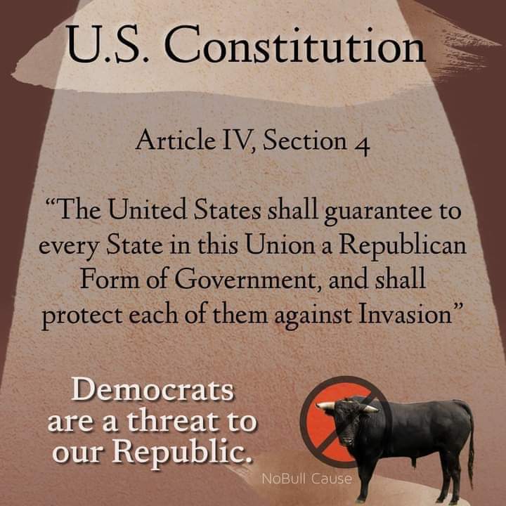 Few realize that the word “democracy” never appears in the Constitution. Yet, Democrats claim to be defenders of “our democracy”. This is a scam. The truth is that Democrats are a threat to our Republic.

Do you agree with this?
