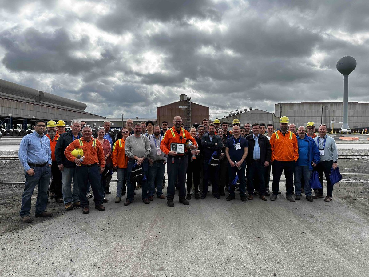 Cleveland-Cliffs helped us close out AISTech by offering groups of lucky conferencegoers a chance to tour their Middletown Works and Mansfield Works locations. Thank you for the hospitality & for helping provide a first-hand learning experience inside your mills. #AISTech2024