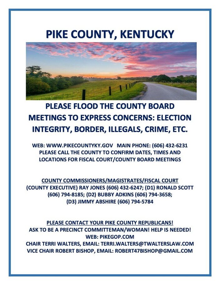 #COUNTYTRADINGCARDS #Kentucky #KY #Pike #Pikesville