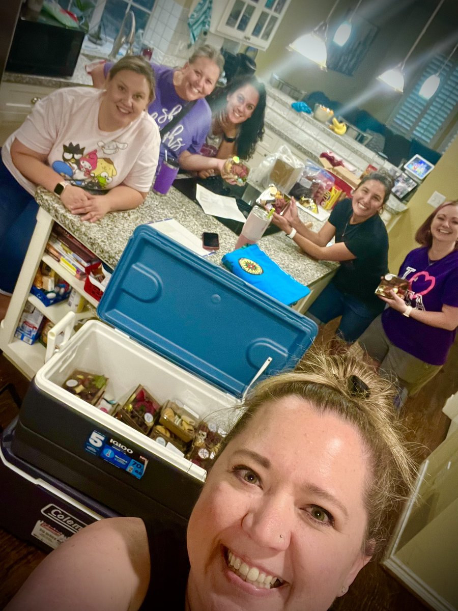 Charcuterie boxes and massages!?!?!?! What a day?! I hope they all enjoyed it! (A sneak peak of the PTA putting the boxes together. 😊) @PrincipalDawes @ManinaBonnie @Brian_Eisele_ @BSE_Bobcats1 #risd #taw #charcuterie #massages