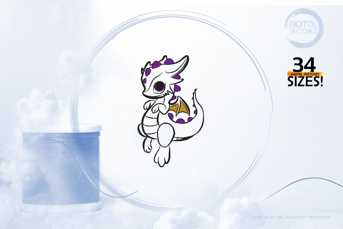 DigitalSketchs's tweet photo. Baby Dragon Machine Embroidery Design - 34 Sizes
#dragon #BabyDragon #dragons #embroiderydesign #embroidery #embroiderywork #embroiderylove #embroiderydesign #embroiderymachine #stickerei #stickdatei #stickdateien #diy #DIYInspiration #digitalsketches #designitnowltd https://t.co/p1Z2GbJzlY