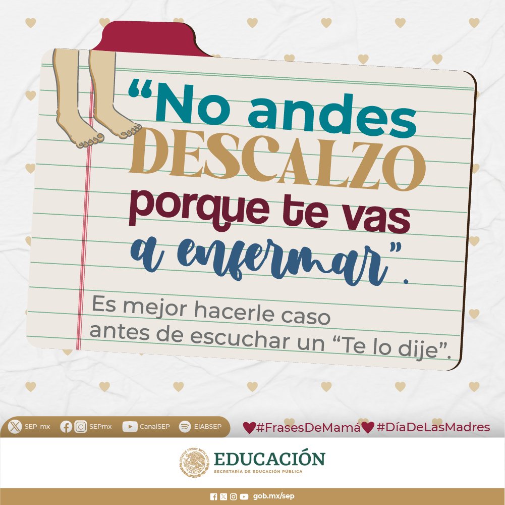 Mamá siempre se preocupa por que estemos bien. 👩👨‍🎓 ¿Cuántas veces te ha obligado a hacer cosas que no quieres?😿🧼 Cuéntanos en los comentarios.👇🏼 ¡Feliz #DíaDeLasMadres!💕👩‍👧‍👦 #FrasesDeMamá