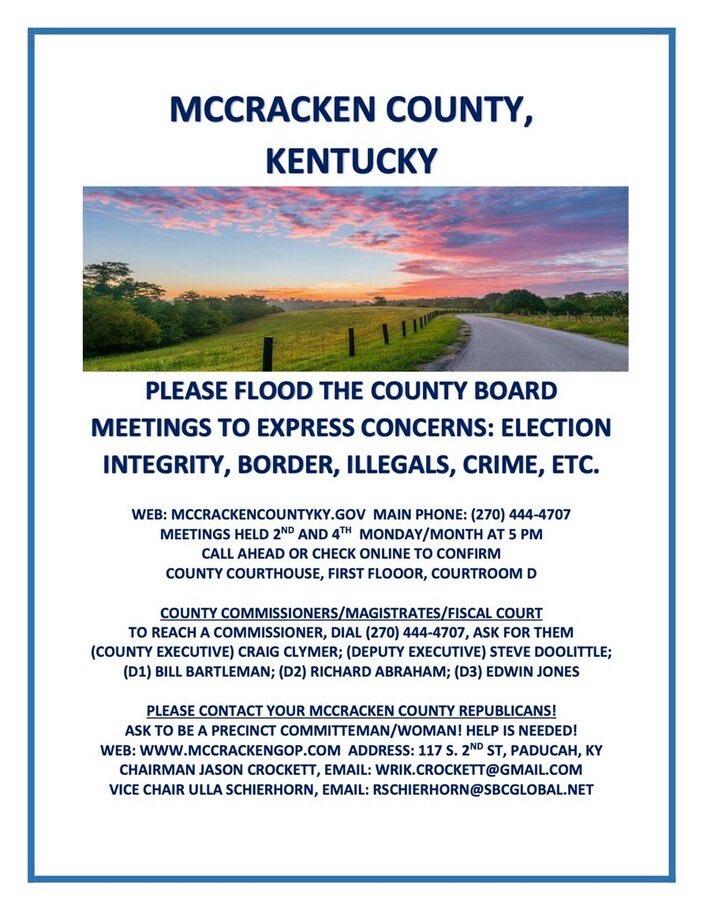#COUNTYTRADINGCARDS #Kentucky #KY #McCracken