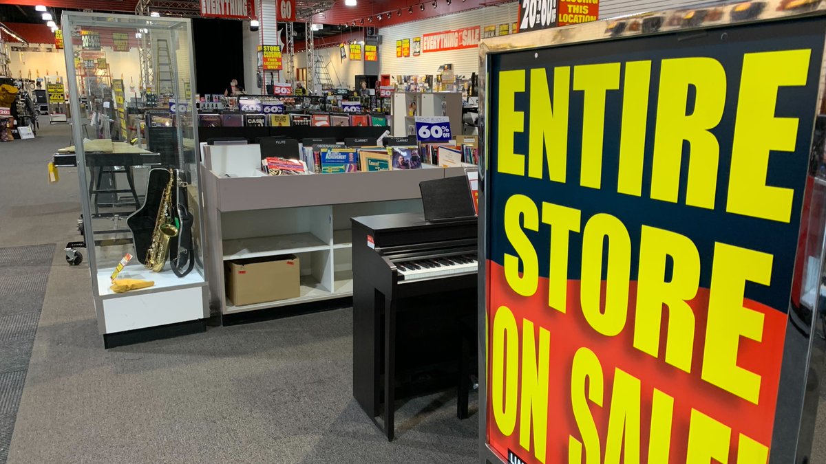 Employees at the King of Prussia Sam Ash store say they were told it would remain open until May 29, but some wouldn’t be surprised if the company locked the doors before that date: 'Nothing's promised.' Read more: bit.ly/3UQEKzw