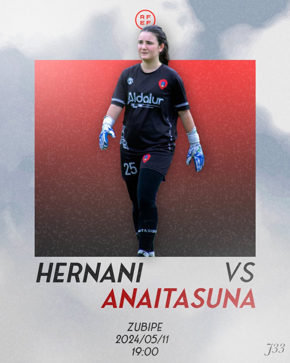 ⚔️ | 𝟑𝟑. 𝐉𝐚𝐫𝐝𝐮𝐧𝐚𝐥𝐝𝐢𝐚 Larunbatean Euskal Ligakoek denboraldiko hogeita hamahirugarren neurketa jokatuko dute. 🆚 Hernani 📆 2024/05/11 ⏰ 19:00 🏟️ Zubipe Animo neskak!💪🏻 #AupaAnai