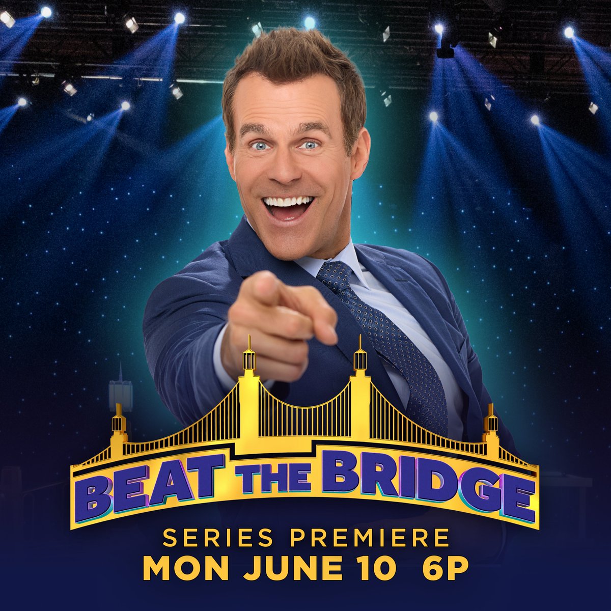 Something big is coming! Mark your calendars for the premiere of #BeatTheBridge with @CameronMathison on Monday June 10 at 6p only on Game Show Network!