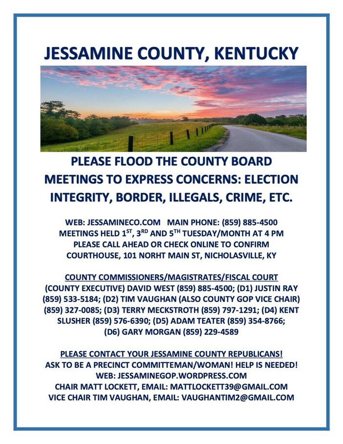 #COUNTYTRADINGCARDS #Kentucky #KY #Jessamine