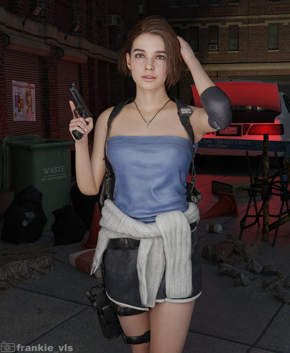 Classique Valentine⭐️💙

I'm finally back from my burnout, and here's some of Jilly Bean for the timeline.
🌶️ Version available on my alt.       

#JillValentine #ResidentEvil #ResidentEvil3 #RE3 #REBHFun #Blender #Blender3d #3d #3dart #myart #3drender #ArtistOnTwitter