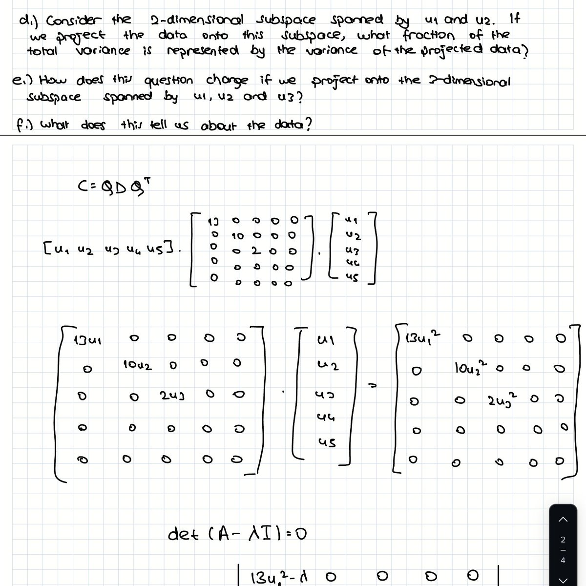 iyi ki lineer cebiri seviyorum. yoksa her alanda karşıma çıkmasıyla baş edemezdim. evet, principal component analysis'de de karşılaştık. #machinelearning