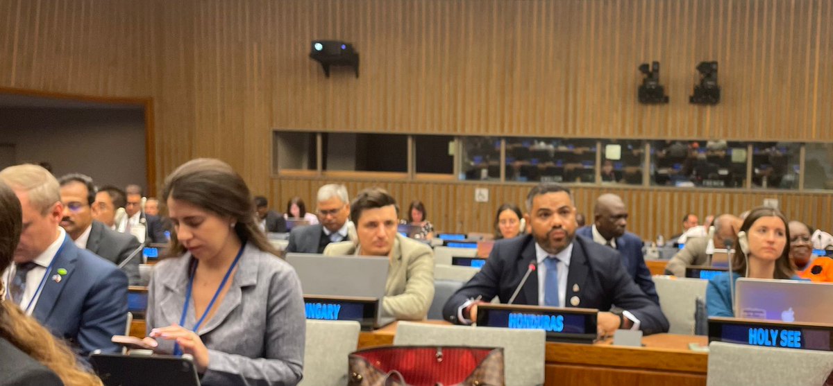 ✅🔴 Participación del Ministro Director @LuisSolizHN , en el Foro de Bosques de las Naciones Unidas.