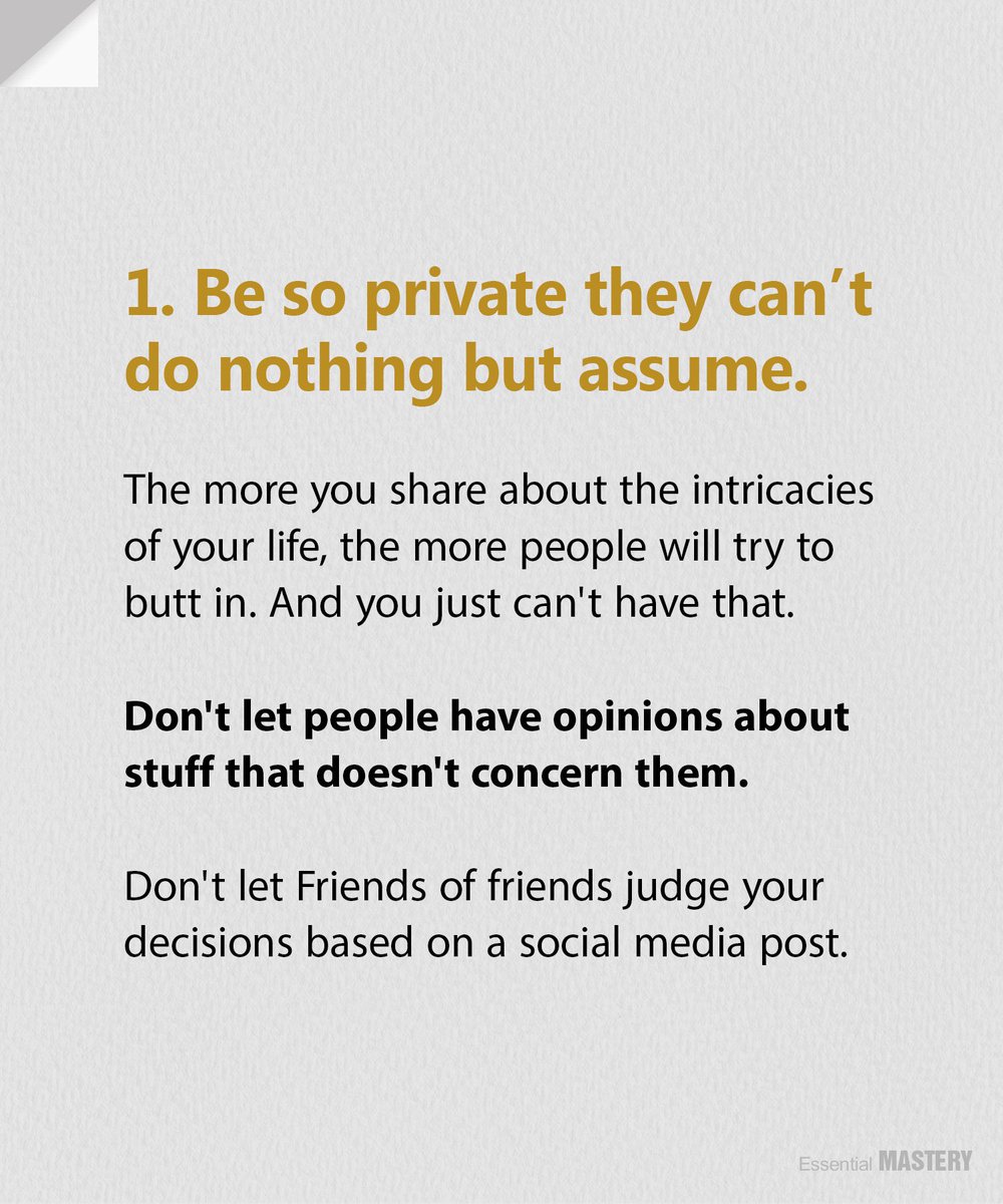 6 Psychology Reasons Why You Should Keep Your Life Private...

1.